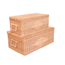 Load image into Gallery viewer, ON SALE DIAMOND STORAGE TRUNK SET OF TWO AUSTRALIAN ORDERS ONLY